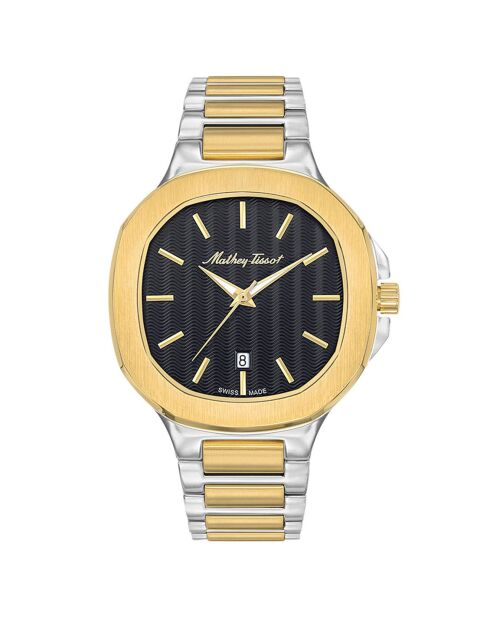 Montre Mixte Quartz en Acier Evasion argenté/doré