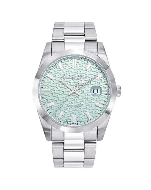 Montre Homme Automatique en Acier Mathy I argentée