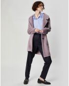 Manteau en Fausse Fourrure Eloise lilas