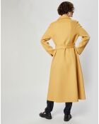 Manteau 100% Laine Lou 1 ocre