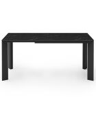 Table extensible Arum Céramique effet Marbre noire - 120x80x76 cm