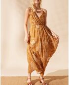 Robe en Gaze de Coton Helwe ocre