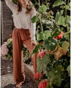 Pantalon Umberto vieux rose