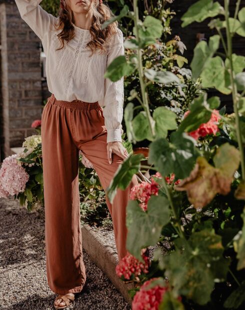 Pantalon Umberto vieux rose