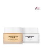 Set de mascarillas reafirmantes doradas y set de mascarillas tonificantes de hibisco