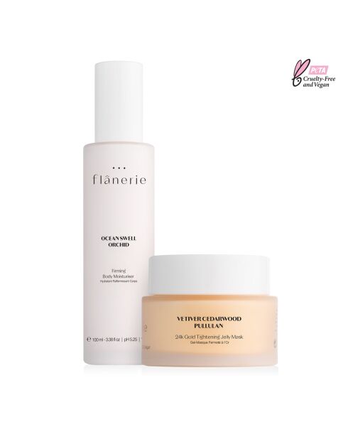 Gold Firming Mask + Orchid Firming Body Moisturizer Set