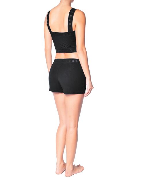 Crop top Jeanne noir