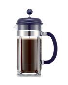 Cafetière à piston 8 tasses Caffettiera bleu marine - 1L