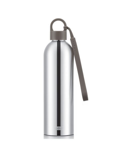 Botella isotérmica Melior Brown de doble pared, 100% impermeable, 0,5 L