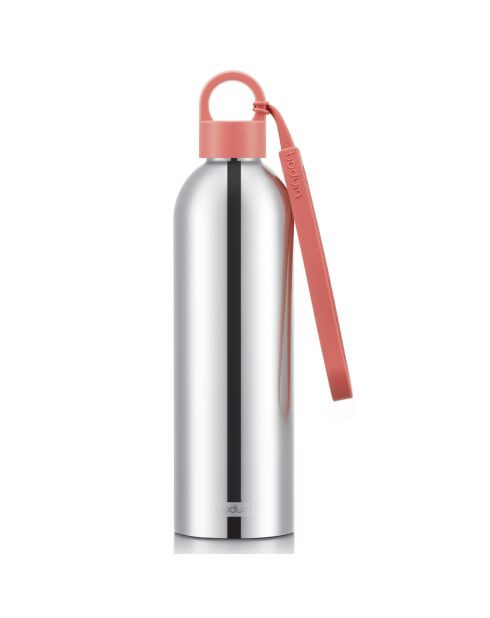 Melior, 100% wasserdichte, doppelwandige, isolierte Flasche, 0,5 l, Rosa