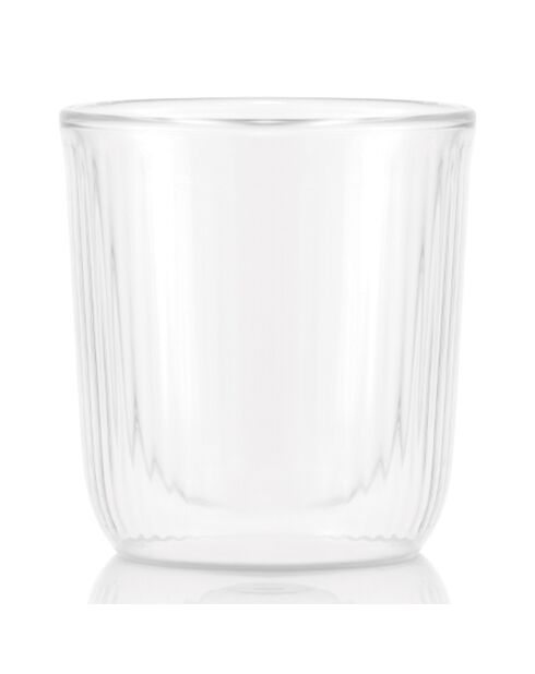 2 Verres double paroi sake Douro transparents - 006L