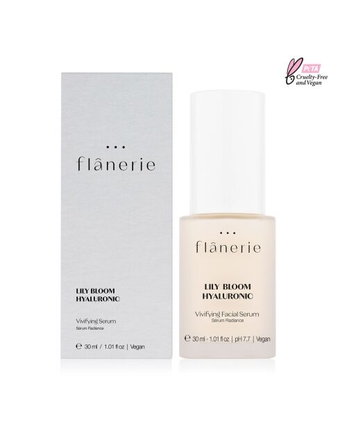 Duo Sérum Radiance à l'acide hyaluronique + Crème Nuit Réparatrice au quartz rose