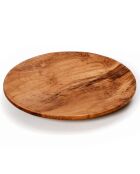 Assiette ronde Teak Root beige - D.14 cm