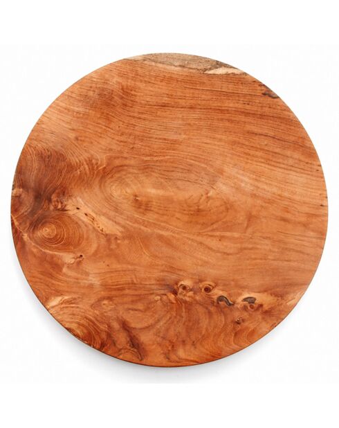 Assiette ronde Teak Root beige - D.14 cm