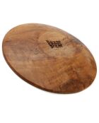 Assiette ronde Teak Root beige - D.14 cm