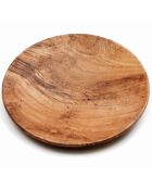 Assiette ronde Teak Root beige - D.24.5 cm