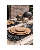 Assiette ronde Teak Root beige - D.34.5 cm