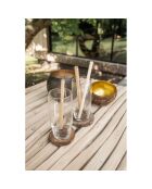 Sous-verre Boho Teak Root beige - D.10 cm