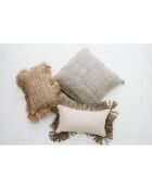 Housse de coussin Oh My Gee beige - 40x40 cm