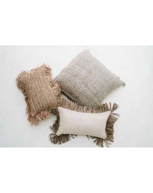 Housse de coussin Oh My Gee beige - 40x40 cm