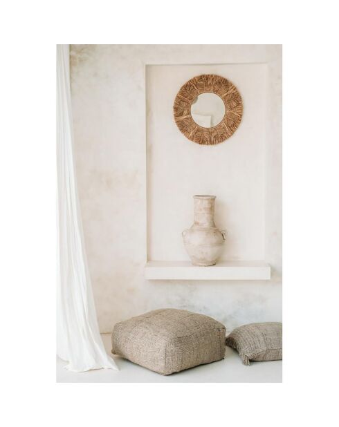 Housse de coussin Oh My Gee beige - 40x40 cm
