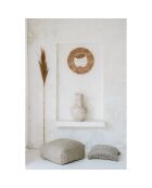 Housse de coussin Oh My Gee beige - 60x60 cm
