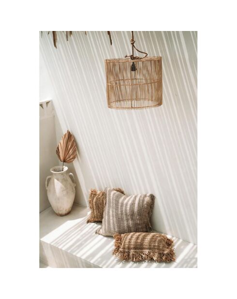 Housse de coussin Oh My Gee beige - 60x60 cm