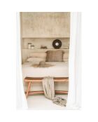 Housse de coussin Oh My Gee beige - 60x60 cm