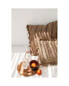 Housse de coussin Oh My Gee beige - 60x60 cm