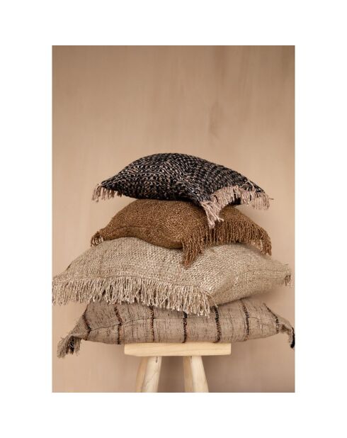 Housse de coussin Oh My Gee beige - 60x60 cm