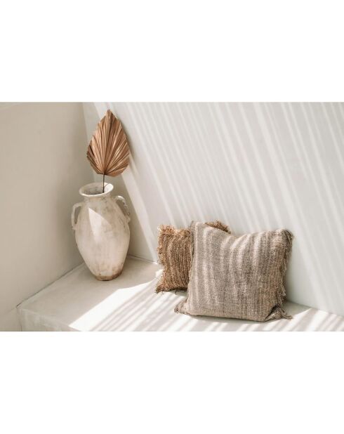 Housse de coussin Oh My Gee beige - 60x60 cm