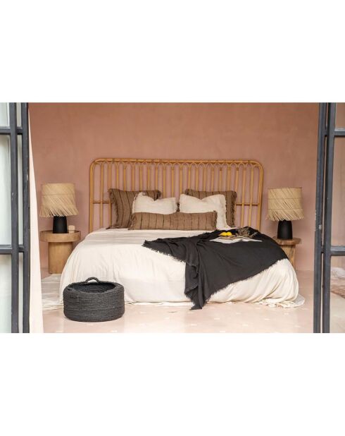 Housse de coussin Oh My Gee beige/noir - 35x100 cm