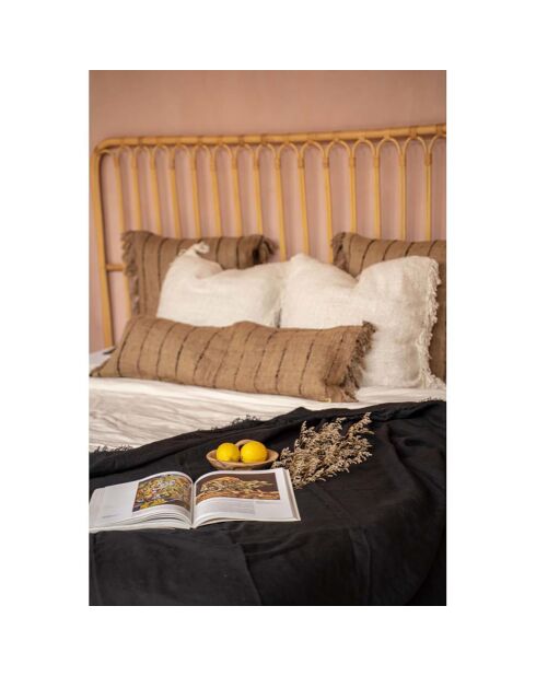 Housse de coussin Oh My Gee beige/noir - 35x100 cm