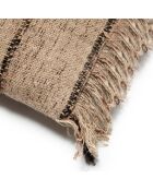 Housse de coussin Oh My Gee beige/noir - 35x100 cm