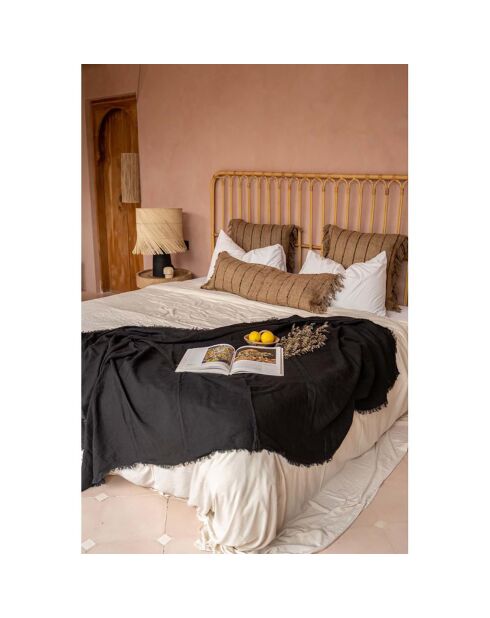 Housse de coussin Oh My Gee beige/noir - 35x100 cm