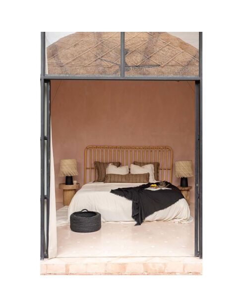Housse de coussin Oh My Gee beige/noir - 35x100 cm