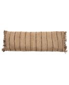 Housse de coussin Oh My Gee beige/noir - 35x100 cm