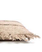 Housse de coussin Oh My Gee beige/noir - 60x60 cm