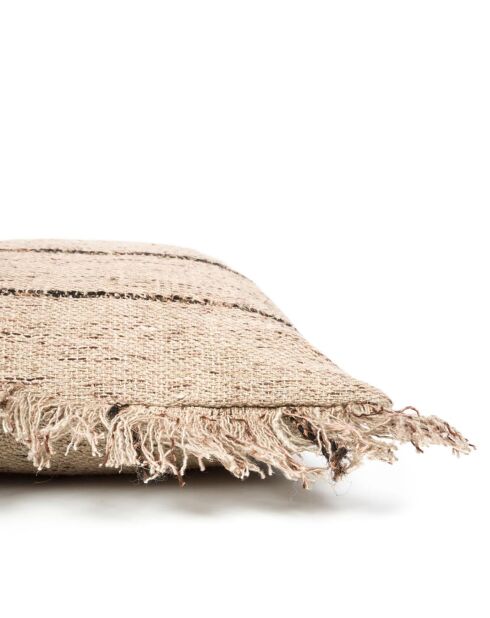 Housse de coussin Oh My Gee beige/noir - 60x60 cm