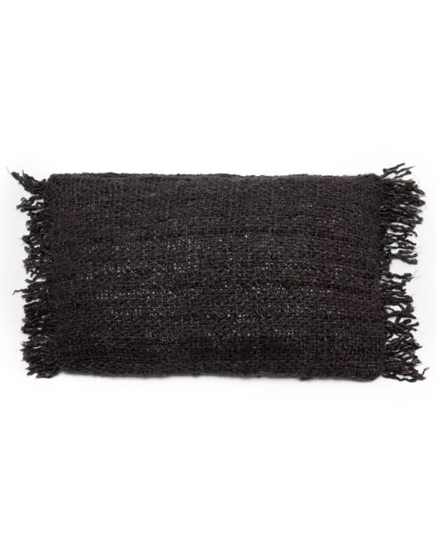 Housse de coussin Oh My Gee noir/bleu - 30x50 cm