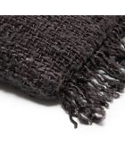 Housse de coussin Oh My Gee noir/bleu - 30x50 cm