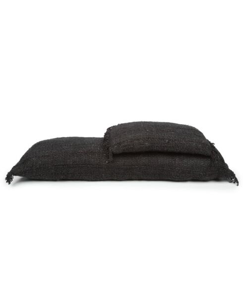 Housse de coussin Oh My Gee noir/bleu - 35x100 cm