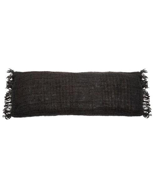 Housse de coussin Oh My Gee noir/bleu - 35x100 cm