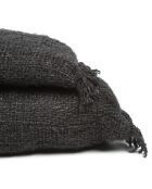 Housse de coussin Oh My Gee noir/bleu - 35x100 cm