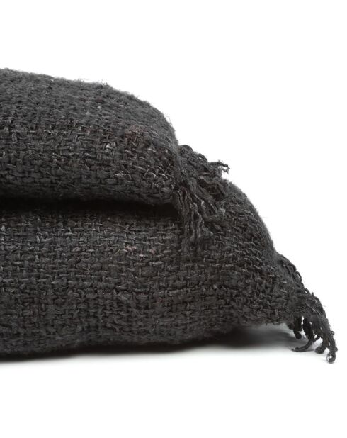 Housse de coussin Oh My Gee noir/bleu - 35x100 cm
