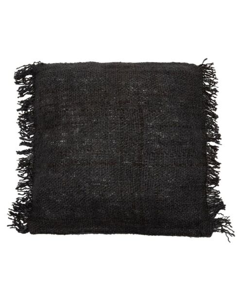 Housse de coussin Oh My Gee noir/bleu - 60x60 cm