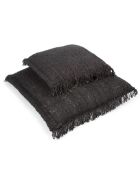 Housse de coussin Oh My Gee noir/bleu - 40x40 cm