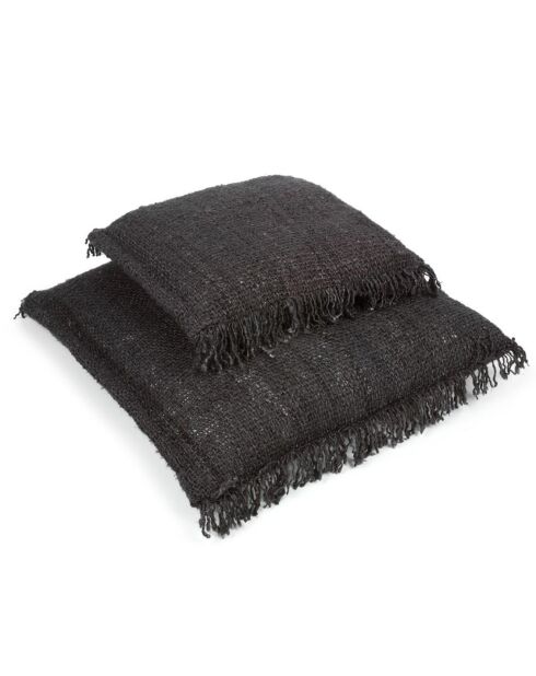 Housse de coussin Oh My Gee noir/bleu - 40x40 cm