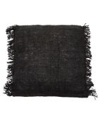 Housse de coussin Oh My Gee noir/bleu - 40x40 cm