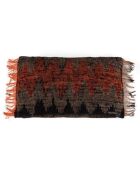 Housse de coussin Oh My Gee noir/orange - 30x50 cm